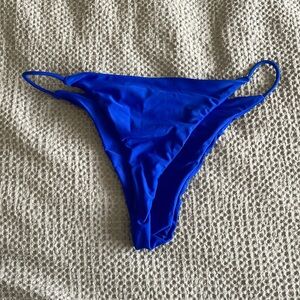 superdown blue bikini bottoms size medium